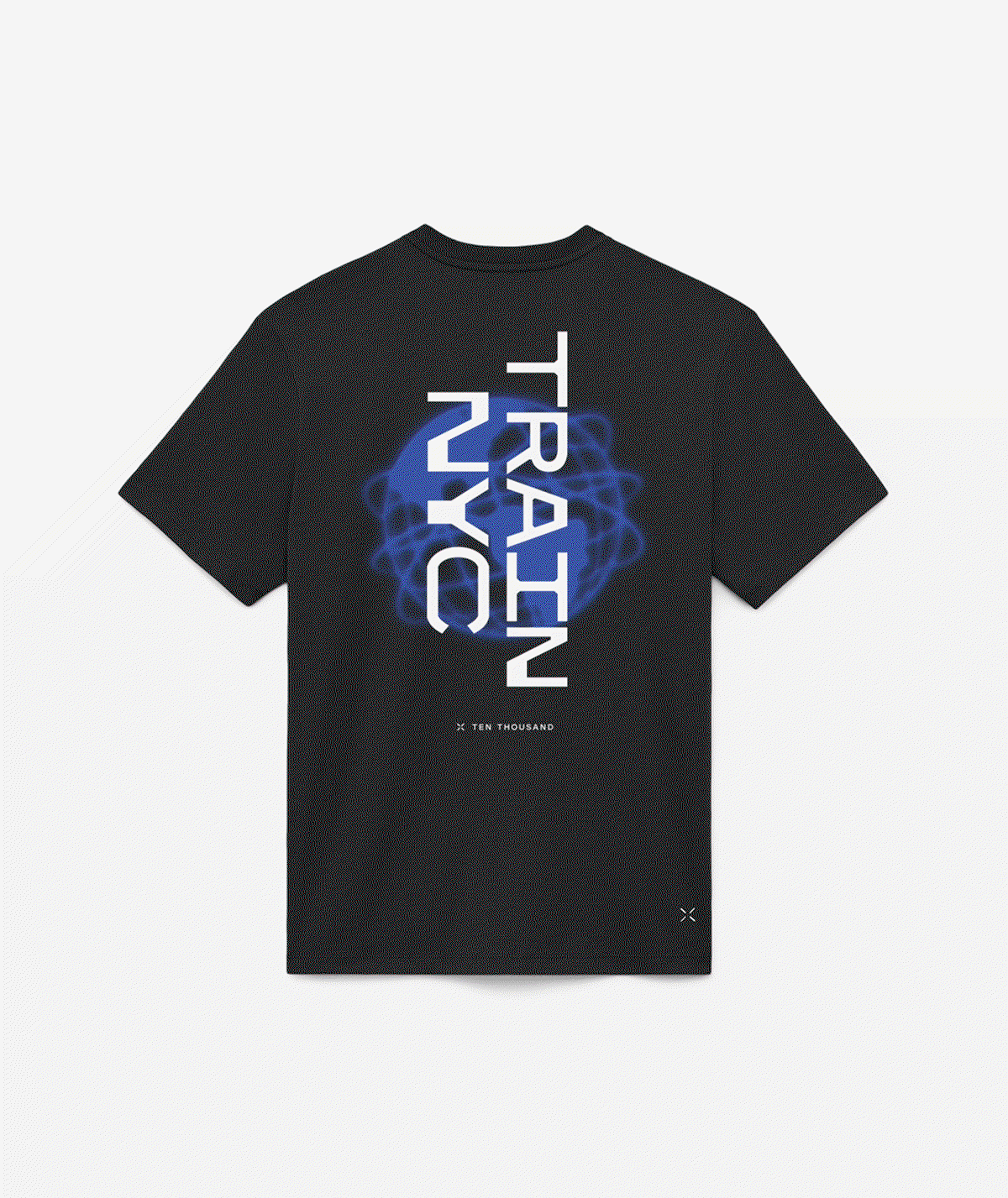 GIF showing Front and back on Train NYC Core Tee