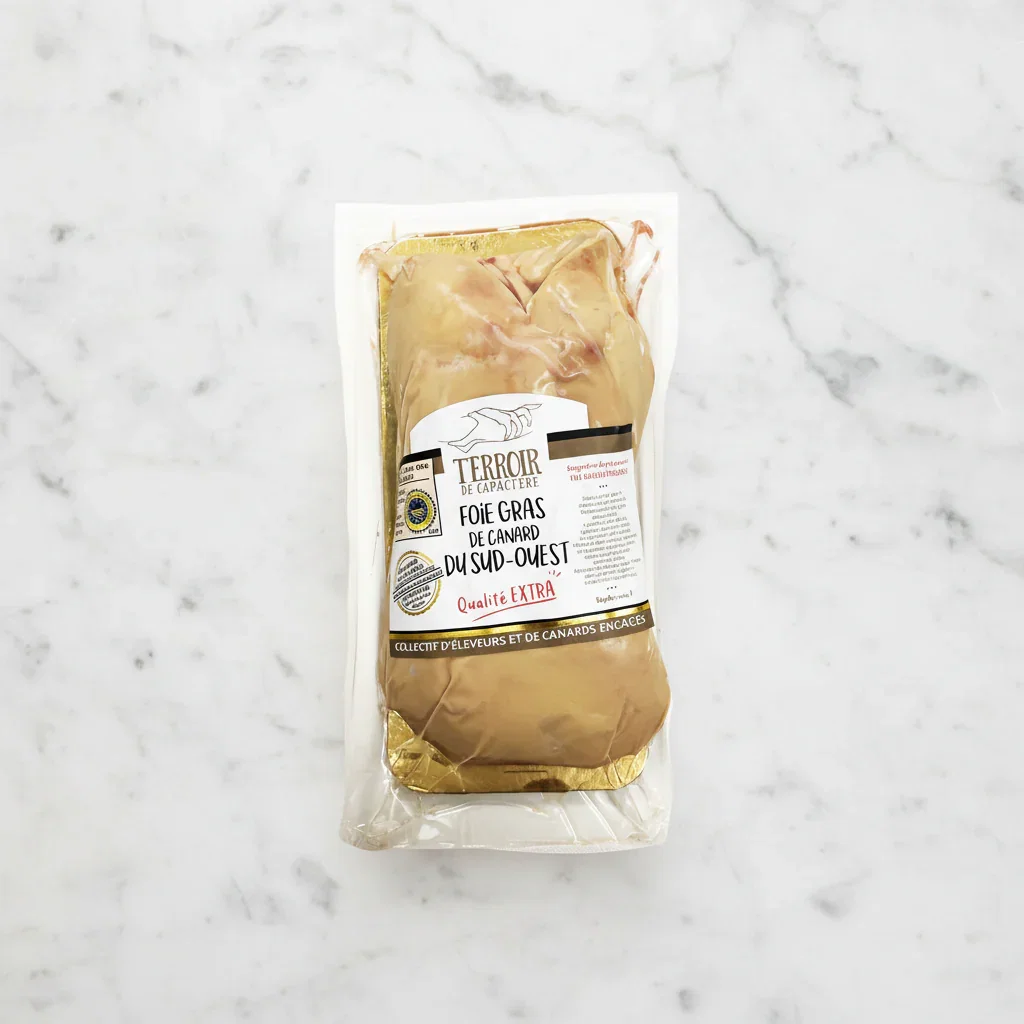 Image of Raw Duck Foie Gras Extra, Frozen, +/-500g
