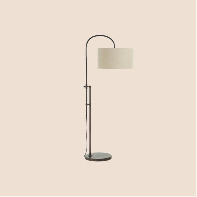 Trombone floor lamp