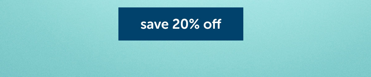 save 20% off