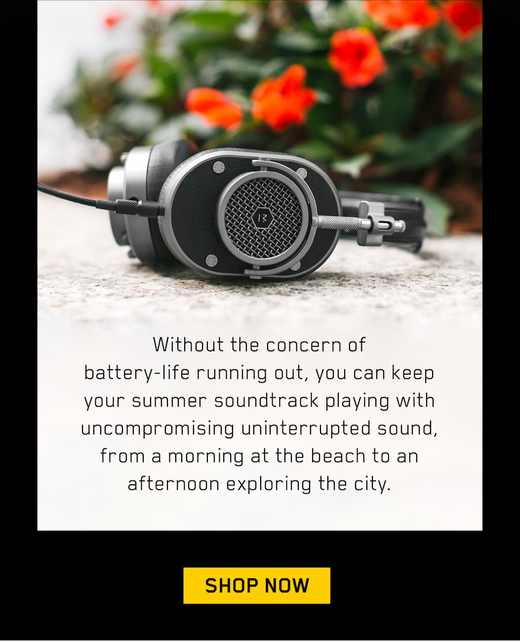 From worldwide adventures to daily commutes, every trip deserves exceptional sound. The Master & Dynamic x TUMI MW75 Wireless Headphones feature active noise cancellation, 32 hours of battery life and serious acoustics for a perfect musical companion wherever your travels take you.