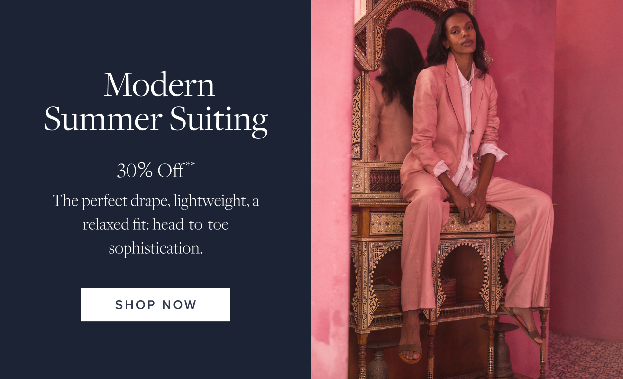 Modern Summer Suiting Shop Now