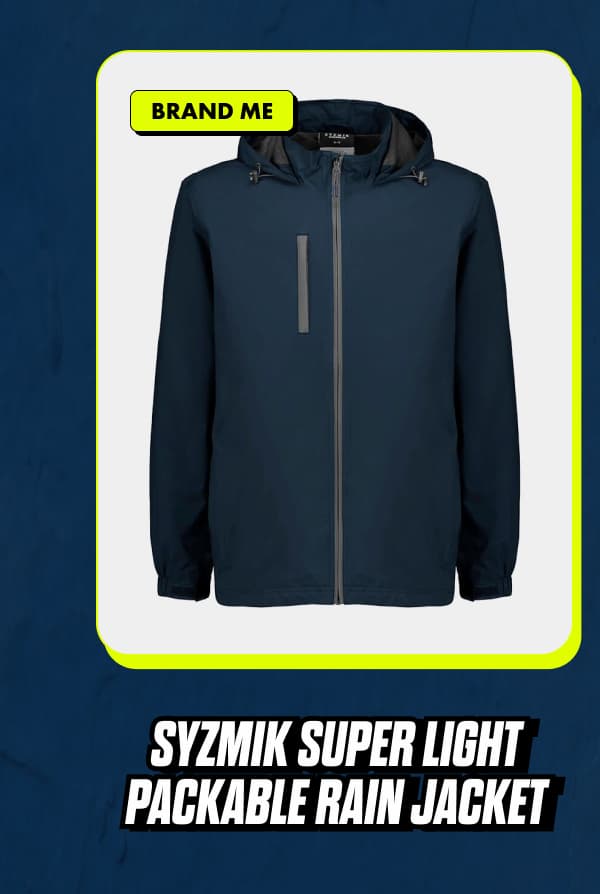 Syzmik Super Light Packable Rain Jacket
