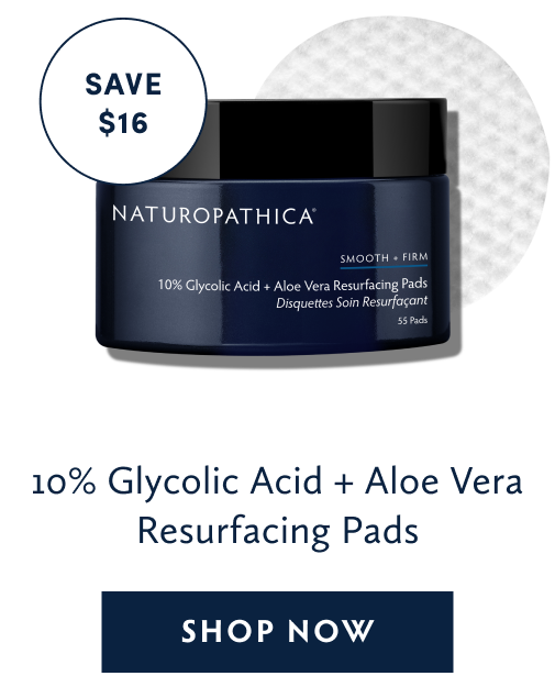 10% Glycolic Acid + Aloe Vera Resurfacing Pads