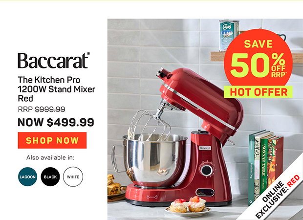 Baccarat The Kitchen Pro 1200W Stand Mixer