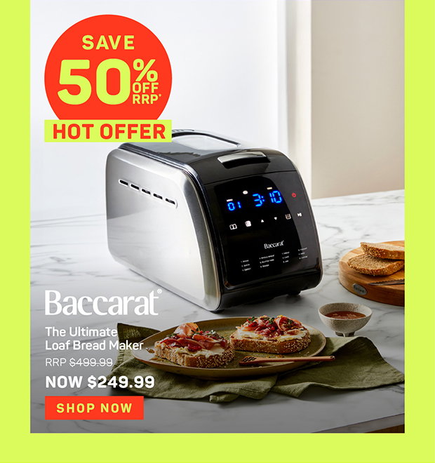 Baccarat The Ultimate Loaf Bread Maker