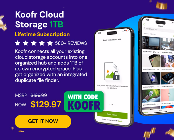 Koofr Cloud Storage: Lifetime Subscription (1TB)