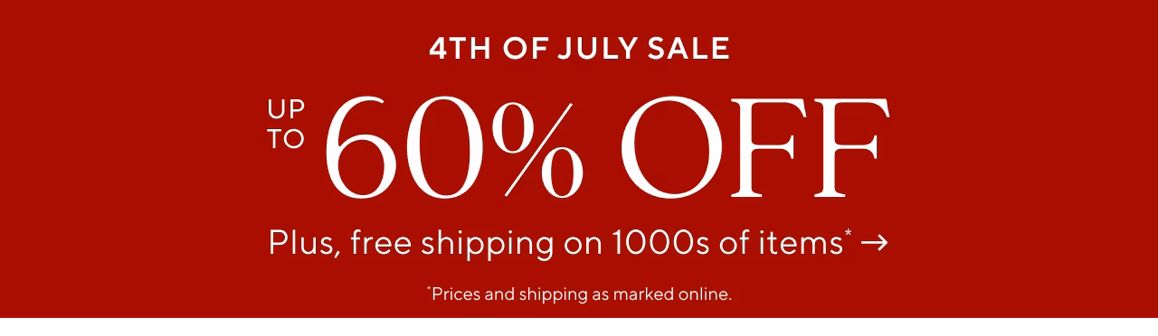4th of July Sale