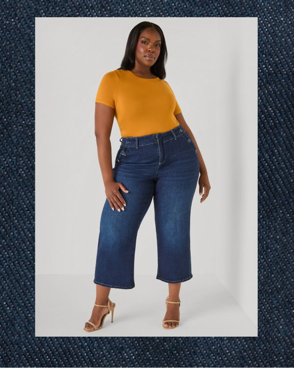 Denim Sailor Capris