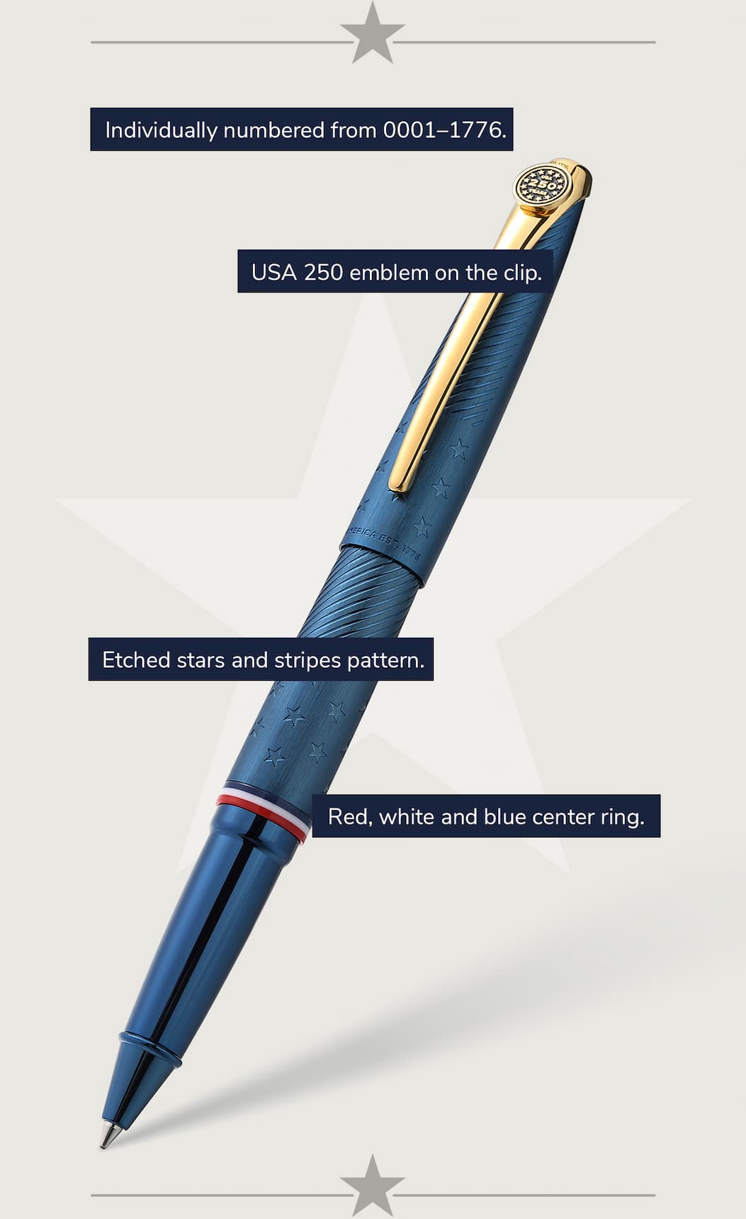 Cross Americana detail
