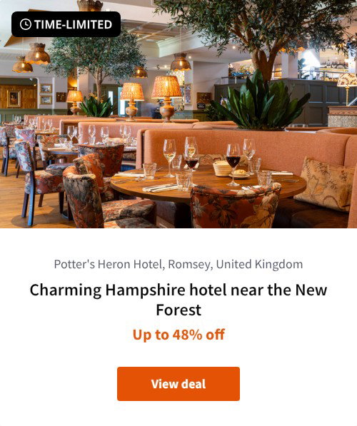 Charming Hampshire hotel near the New Forest