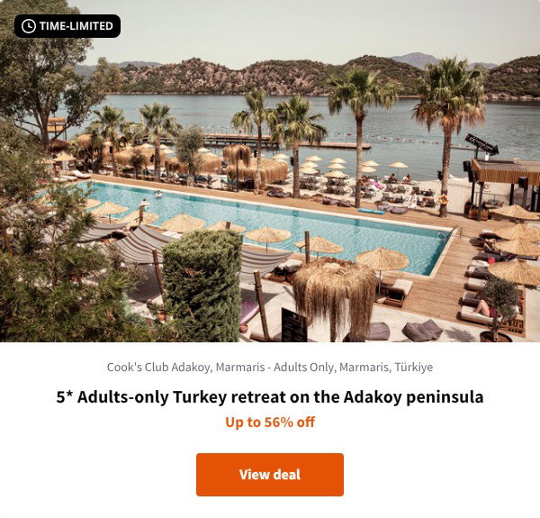5* Adults-only Turkey retreat on the Adakoy peninsula