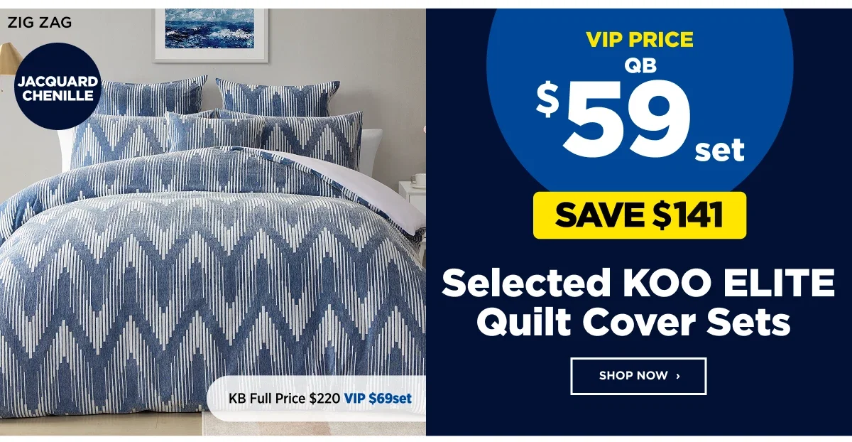 Selected KOO ELITE Quilt Cover Sets