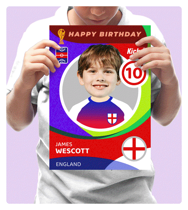 World Cup themed cards