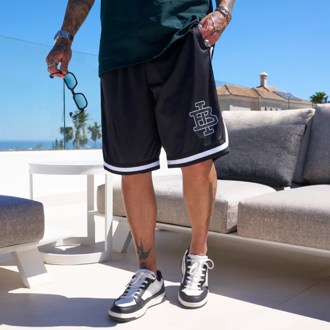 Image of Guedes Mesh Shorts - Black