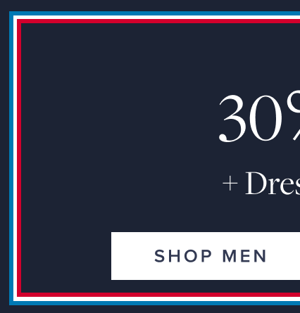 30% Off Sitewide Shop Men