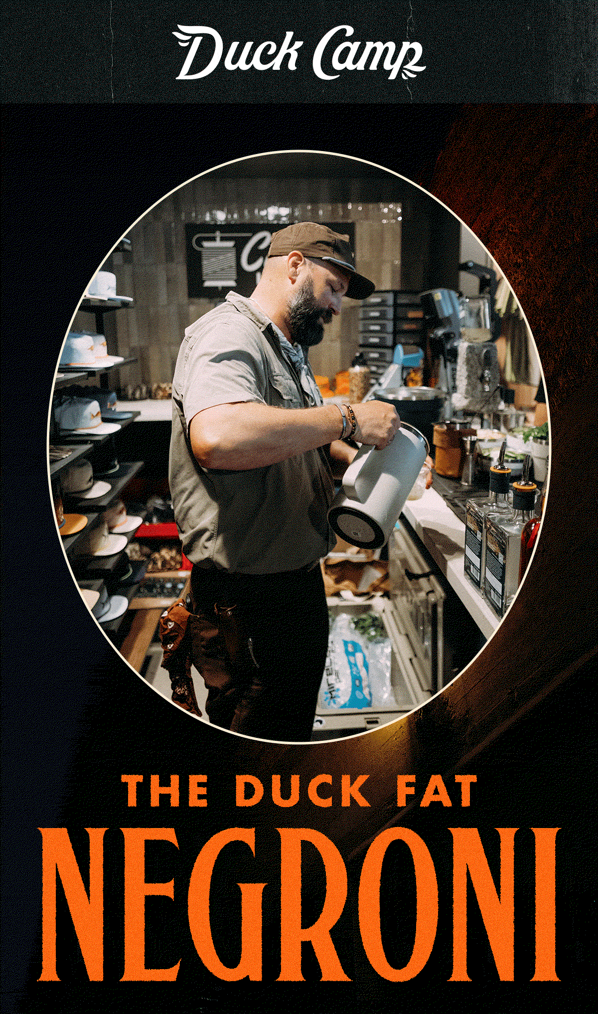 DUCK CAMP | A Camp Book Cocktail | Duck Fat Washed Negroni