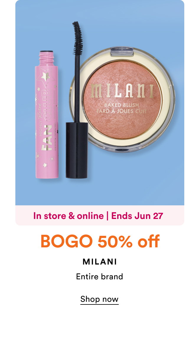 BOGO 50% off | Milani