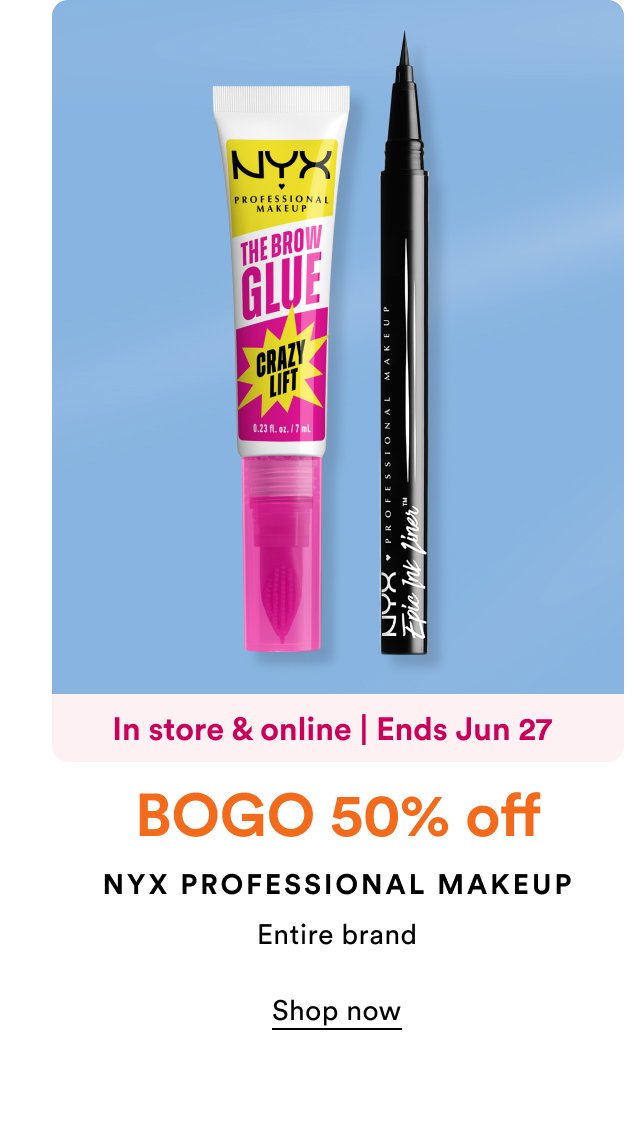 BOGO 50% off | NYX Professional Makeup