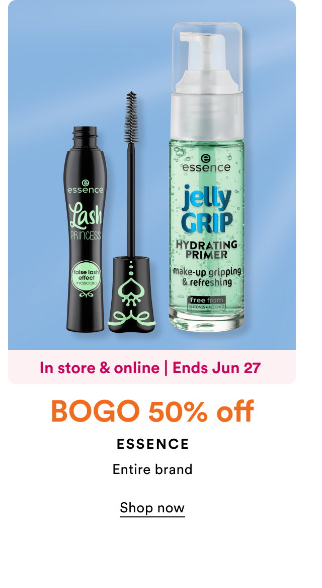 BOGO 50% off | Essence