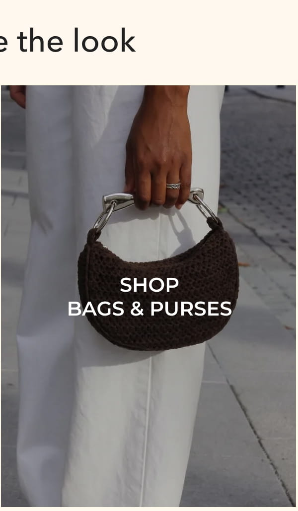 SHOP BAGS & PURSES