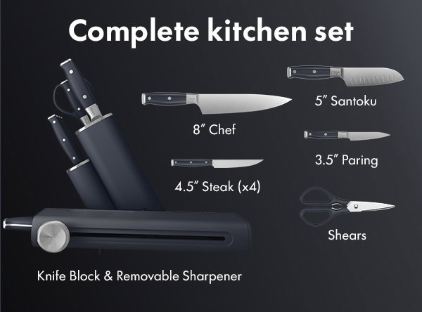 Complete kitchen set
