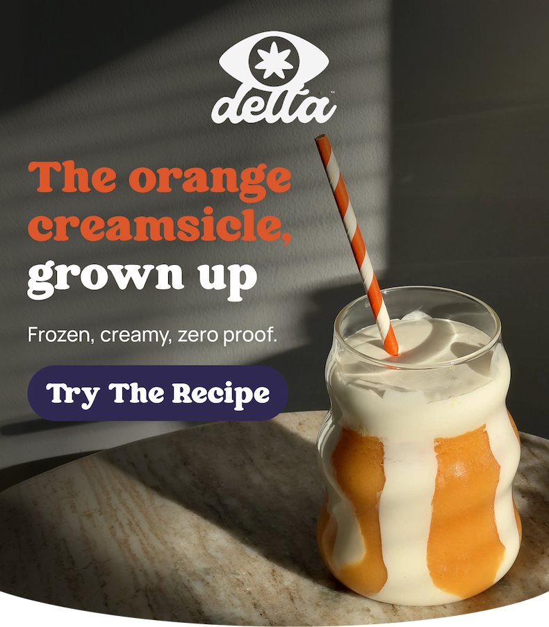 The orange creamsicle, grown up - Frozen, creamy, zero proof. Try The Recipe