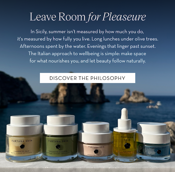 Leave Room For Pleasure. In Sicily, summer isn't measured by how much you do, it's measured by how fully you live. Make space for what nourishes you, and let beauty follow naturally. Discover Our Philosophy.
