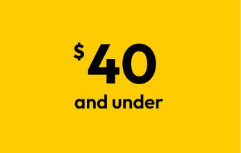$40 and under
