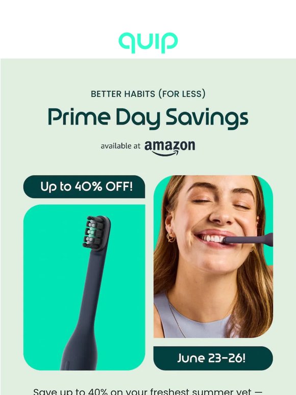 Prime Day starts now! Save up to 40% 🎉