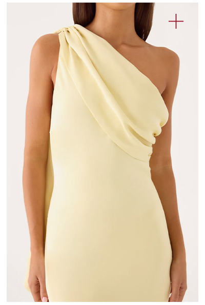 Elena Maxi Dress — Baby Yellow