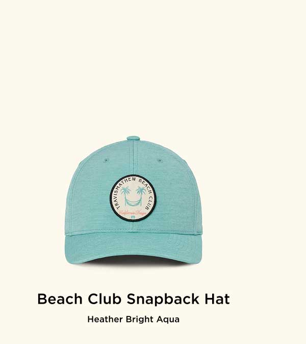 Beach Club Snapback Hat
