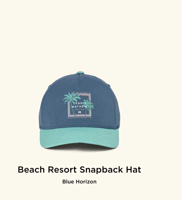 Beach Resort Snapback Hat