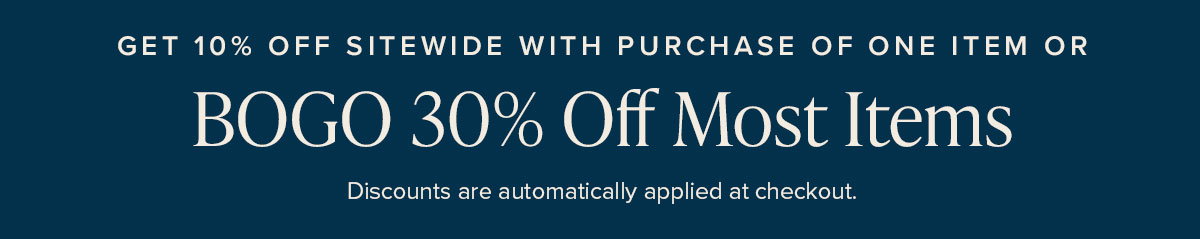 BOGO 30% 