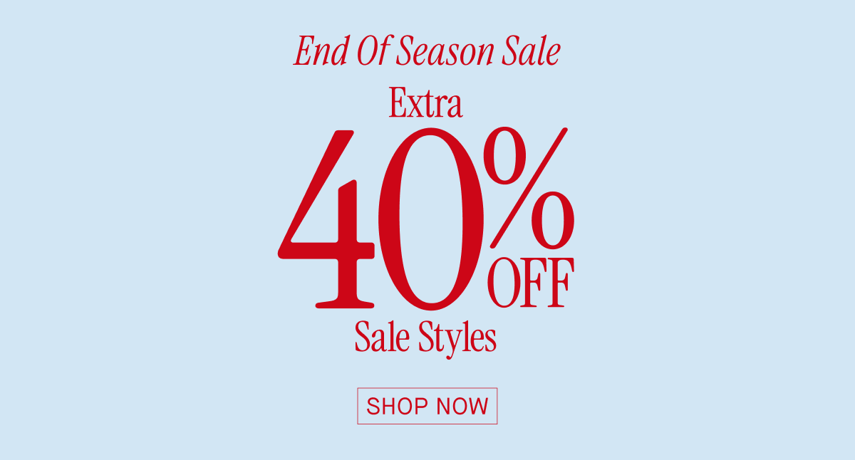 End Of Season Sale