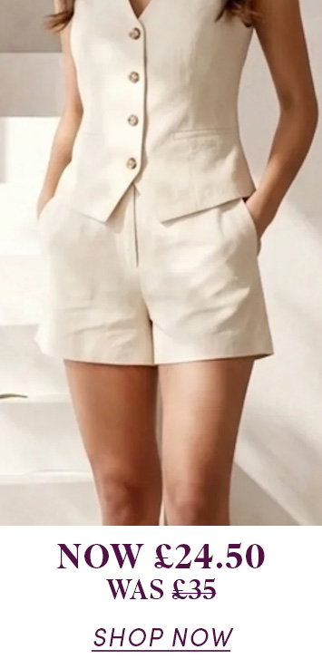 Tailored Short in Cream