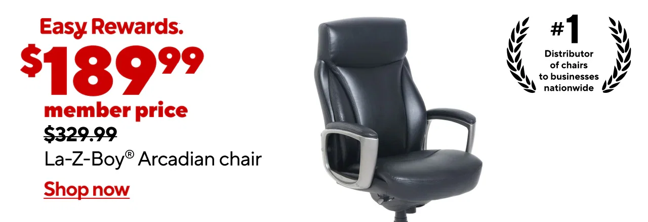 Easy Week Offer: La-Z-Boy Arcadian Open site $219.99/$189.99 Members