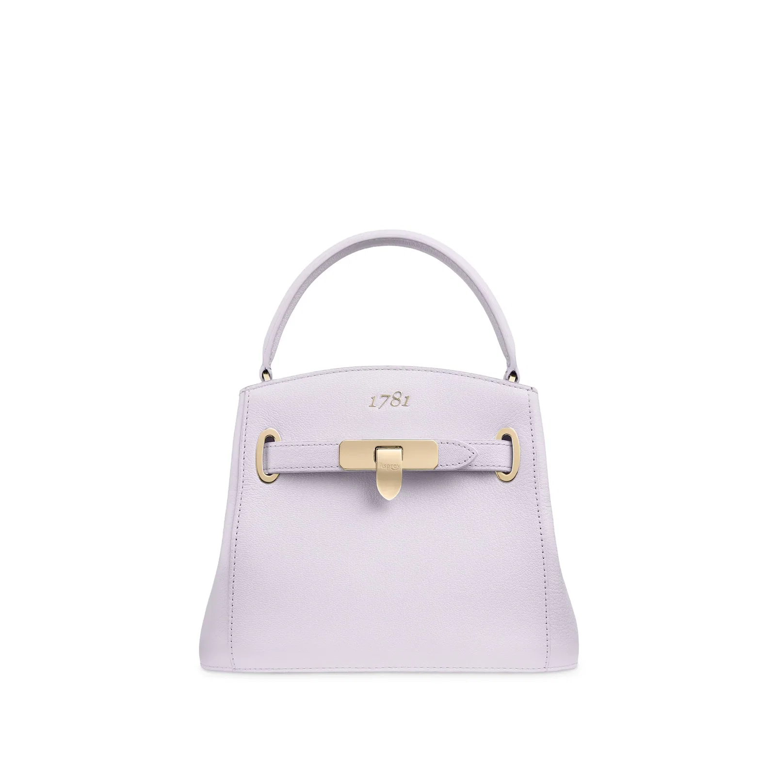 Image of 1781 BUCKET MINI IN PEBBLE GRAIN LEATHER - CANDY VIOLET