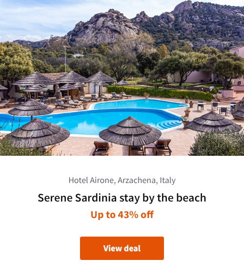 Serene Sardinia stay by the beach