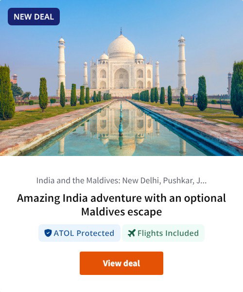 Amazing India adventure with an optional Maldives escape