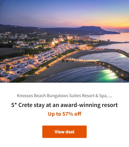 5* Crete stay at an award-winning resort