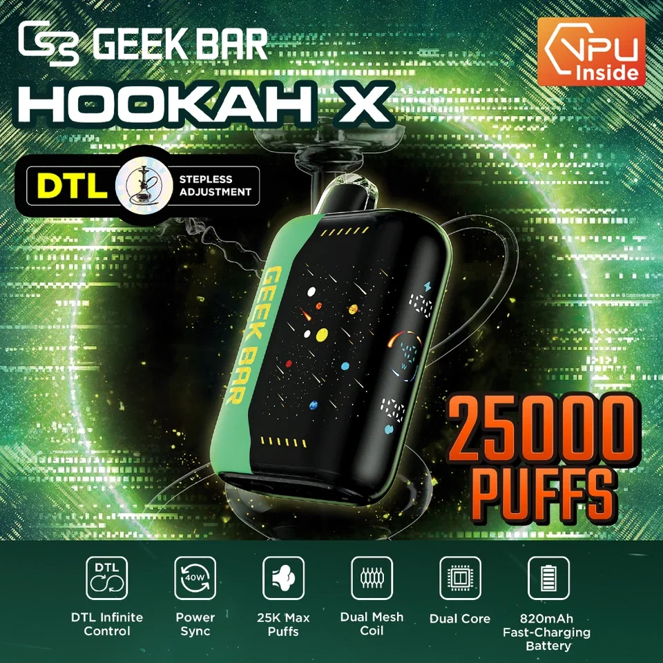 Geek Bar Hookah X Disposable (25000 Puffs)