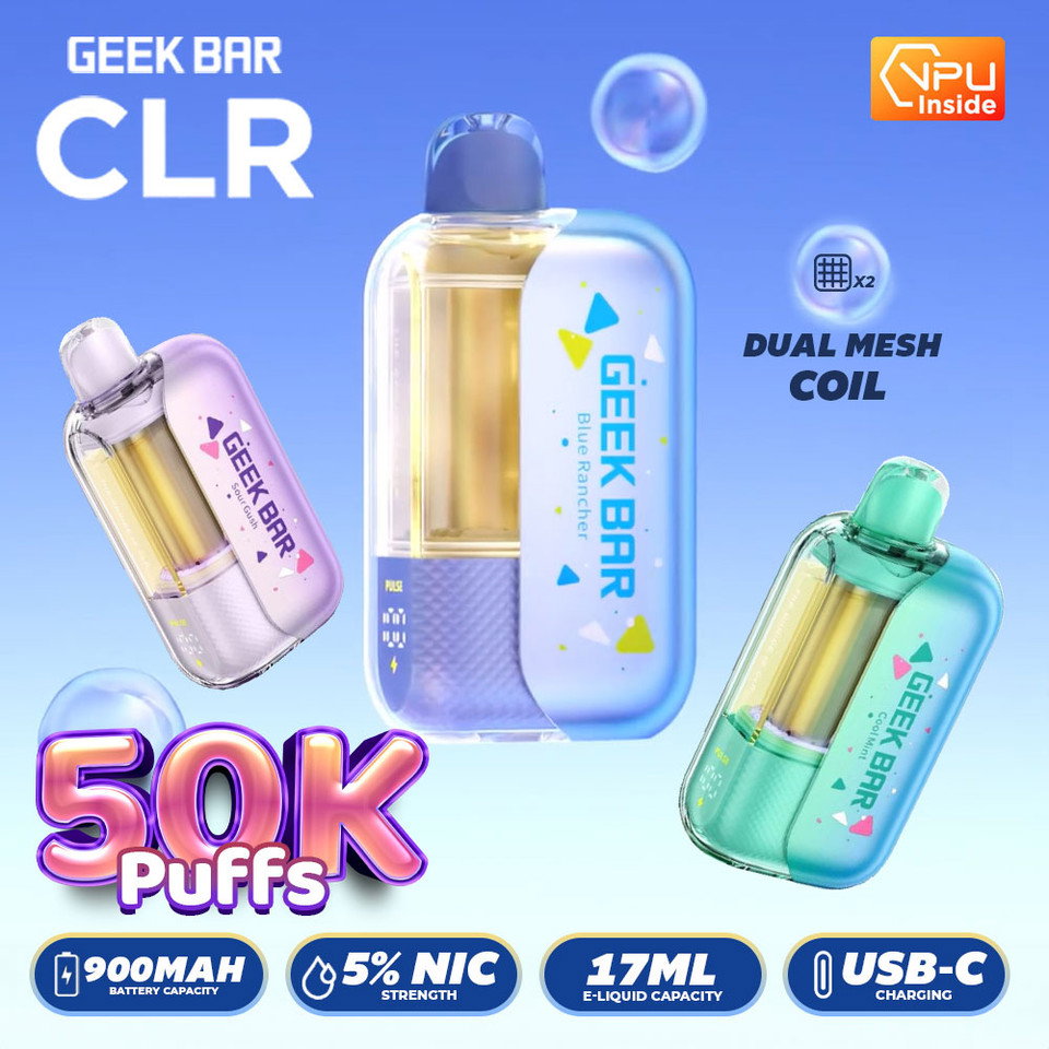 Geek Bar CLR Disposable (50000 Puffs)