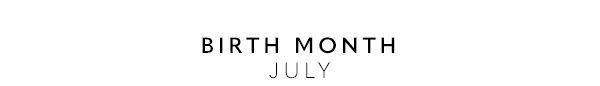 Birth Month July