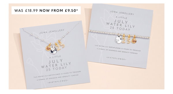 Birthflower A Little 'July' Necklace