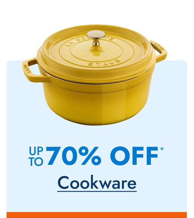 Cookware - Up to 70% Off
