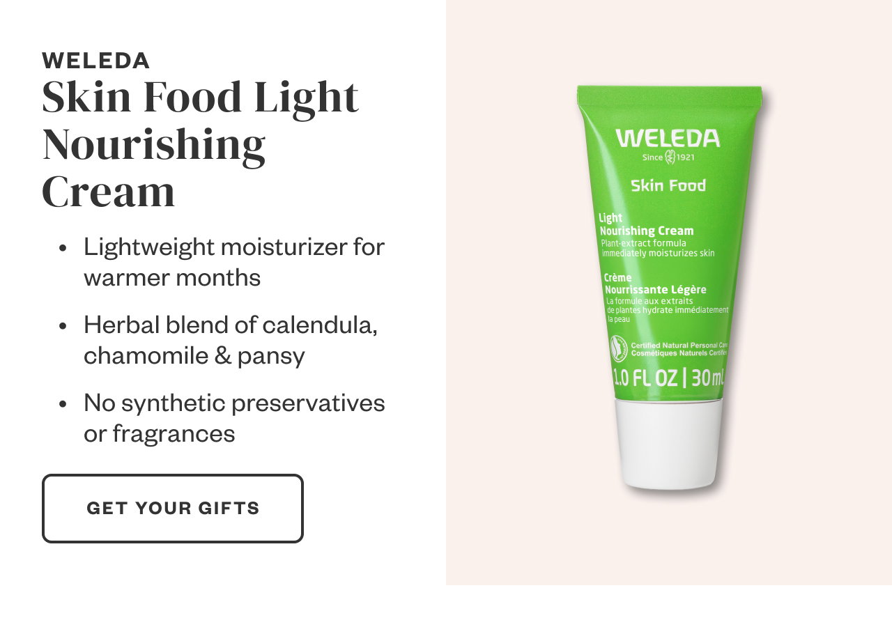 Weleda Skin Food Light Nourishing Cream. Get Your Gifts.