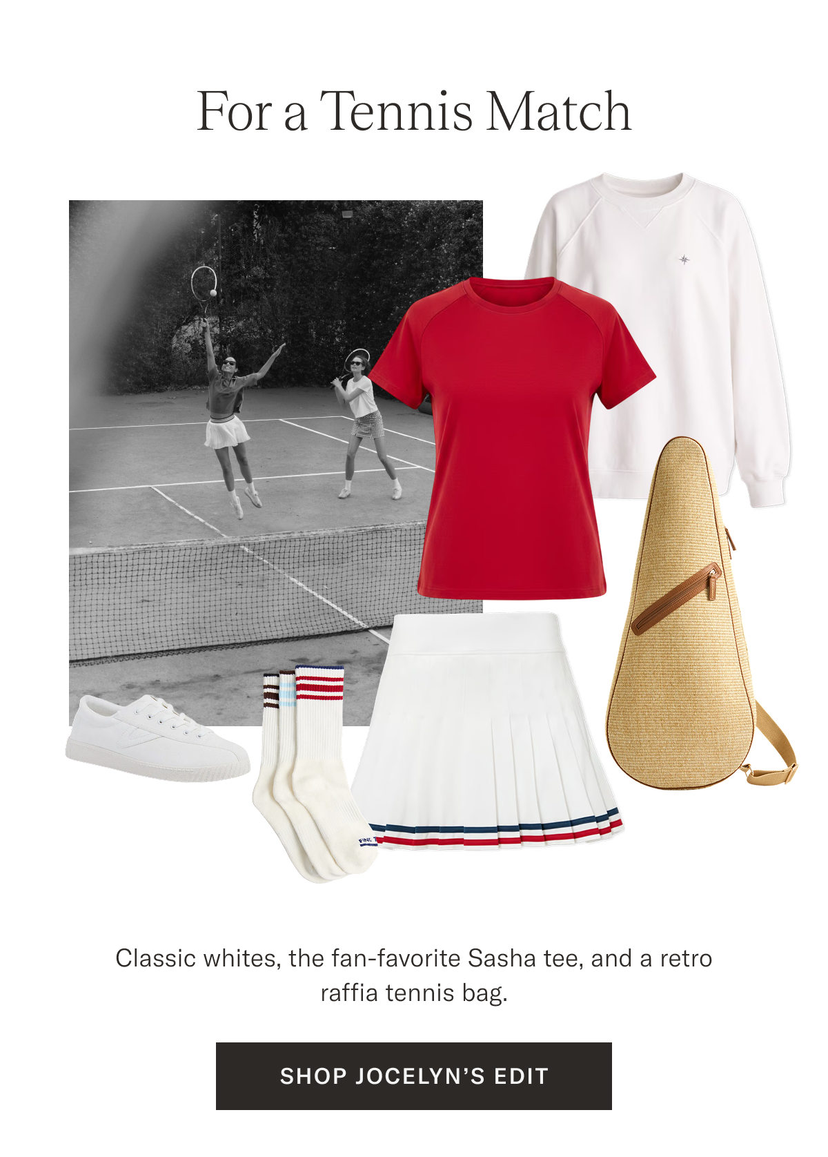 For a Tennis Match