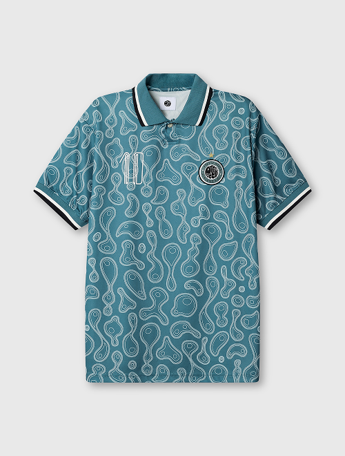 Blue outro top