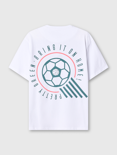White outro tee